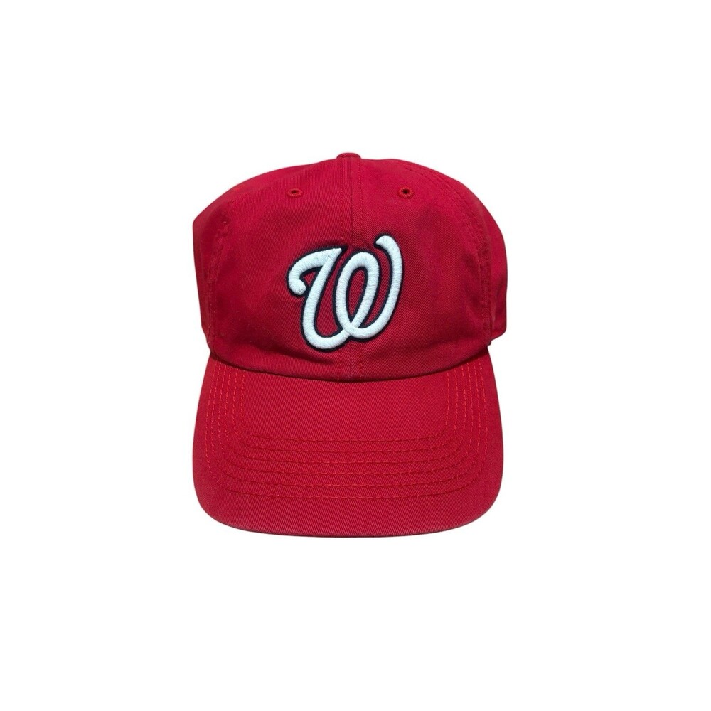 Washington Nationals '47 Brand Clean Up Red Adjustable Cap Hat XL